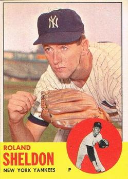 1963 Topps Baseball Cards      507     Roland Sheldon